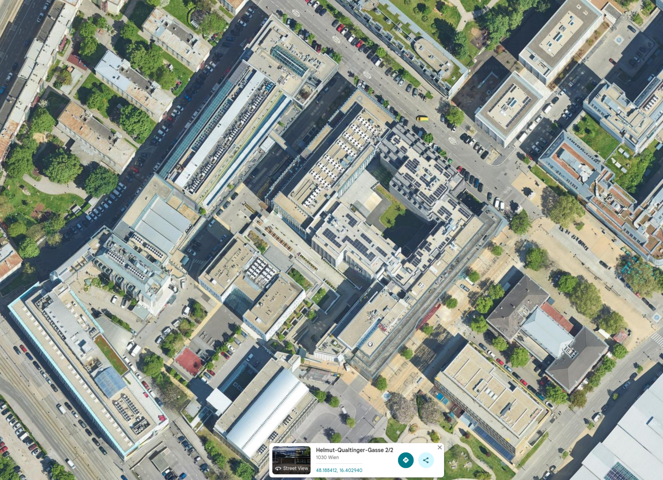Karte · Vienna BioCenter